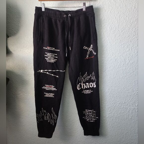 JK Attire art of war graffiti deception joggers pants unisex - Picture 6 of 15
